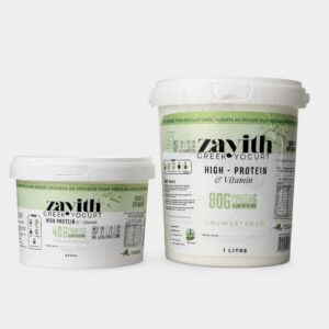 Zayith High Protein & Vitamin Unsweetened Greek Yogurt
